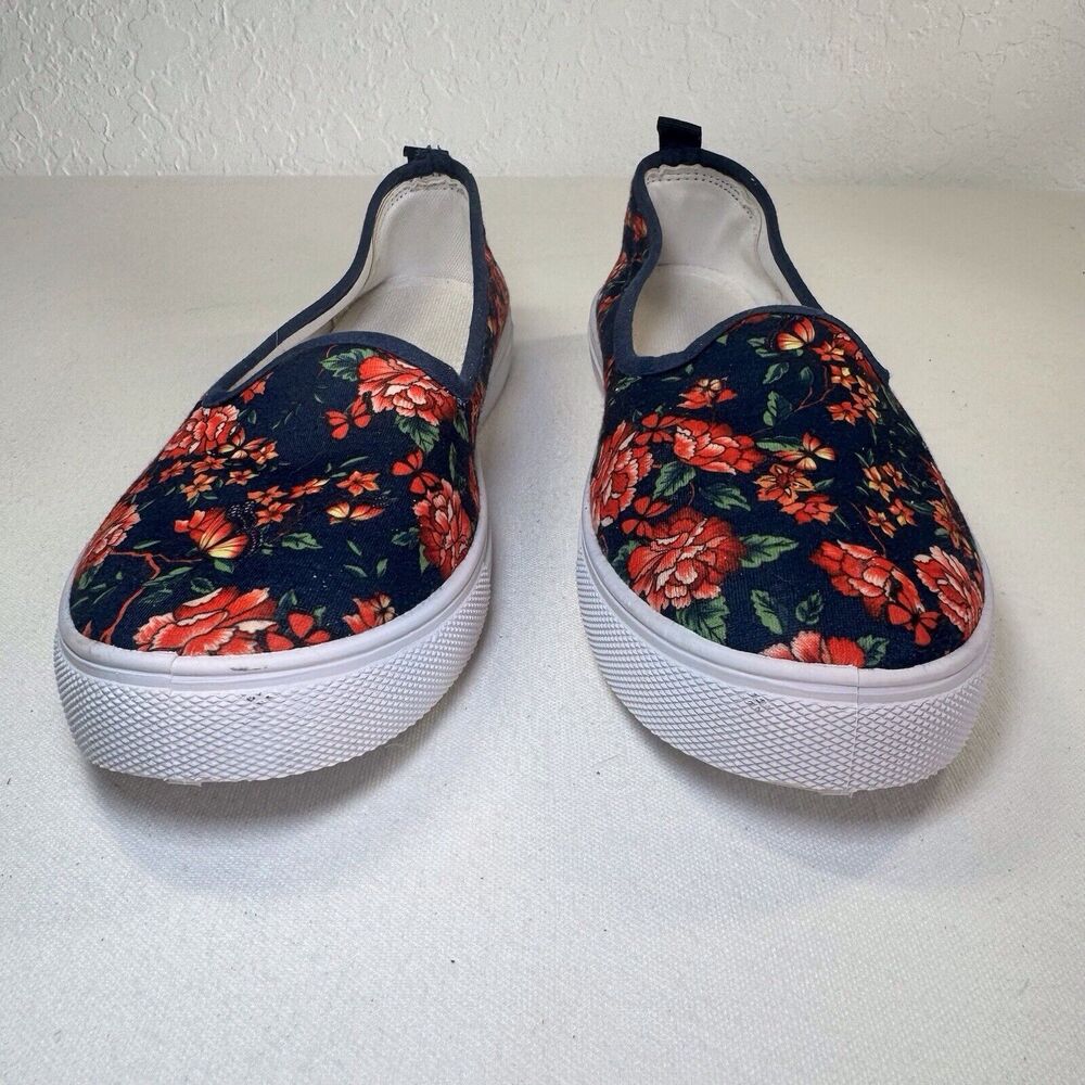 The Skyline Collection Slip-on Shoes Women's Size‎ 9 Multi-Color Floral Low Top - Picture 3 of 9